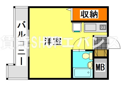 【間取り】 | ラレーブ津田沼Ⅳ