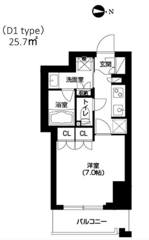 【間取り】 | アーバネックス四ツ橋