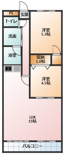 【間取り】 | ドエルウィステリア