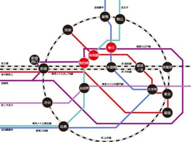 アーバネックス小石川春日の地図| 
