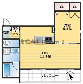 【間取り】 | グランソレイユ安立