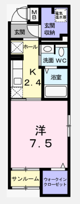 ワイズ　オブリガートの間取り
