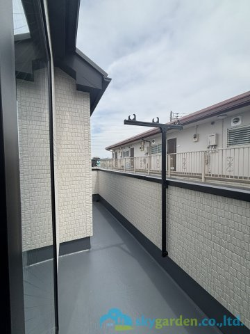 平塚市御殿4丁目15期　新築戸建　全5棟5号棟のバルコニー