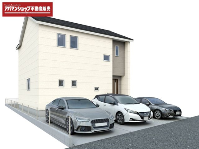 【外観】 | 伊豆の国市四日町01期 新築建売分譲住宅 建物＋土地 TW06151 | 伊豆の国市四日町　1号棟外観パース