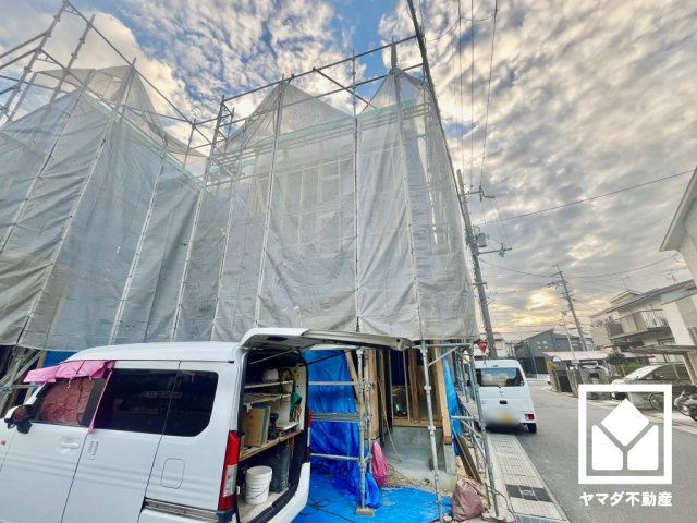 宇治市伊勢田町砂田　1号地の外観|4月23日　写真撮影