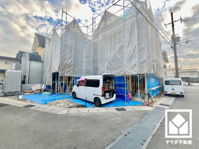 宇治市伊勢田町砂田　1号地の外観|4月23日　写真撮影