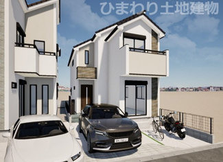 【外観】 | 南区相南2丁目  2号棟 4期 | イメージパース（完成時に現況と異なる場合は現況優先となります）