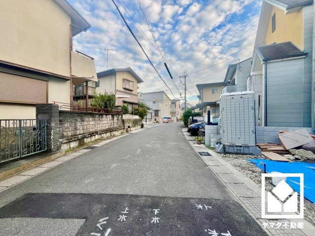 宇治市伊勢田町砂田　2号地の前面道路含む現地写真|9月25日　現地写真更新