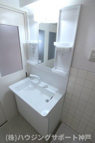 リバーサイドハイツの洗面所