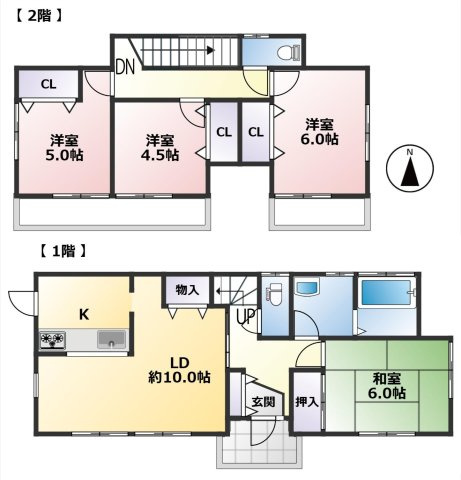 【間取り】 | 東金市家之子　中古戸建