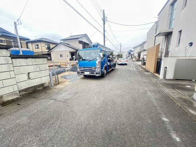 新築　高崎中居3丁目の前面道路含む現地写真|現地写真　南側接道幅員約6.0ｍ