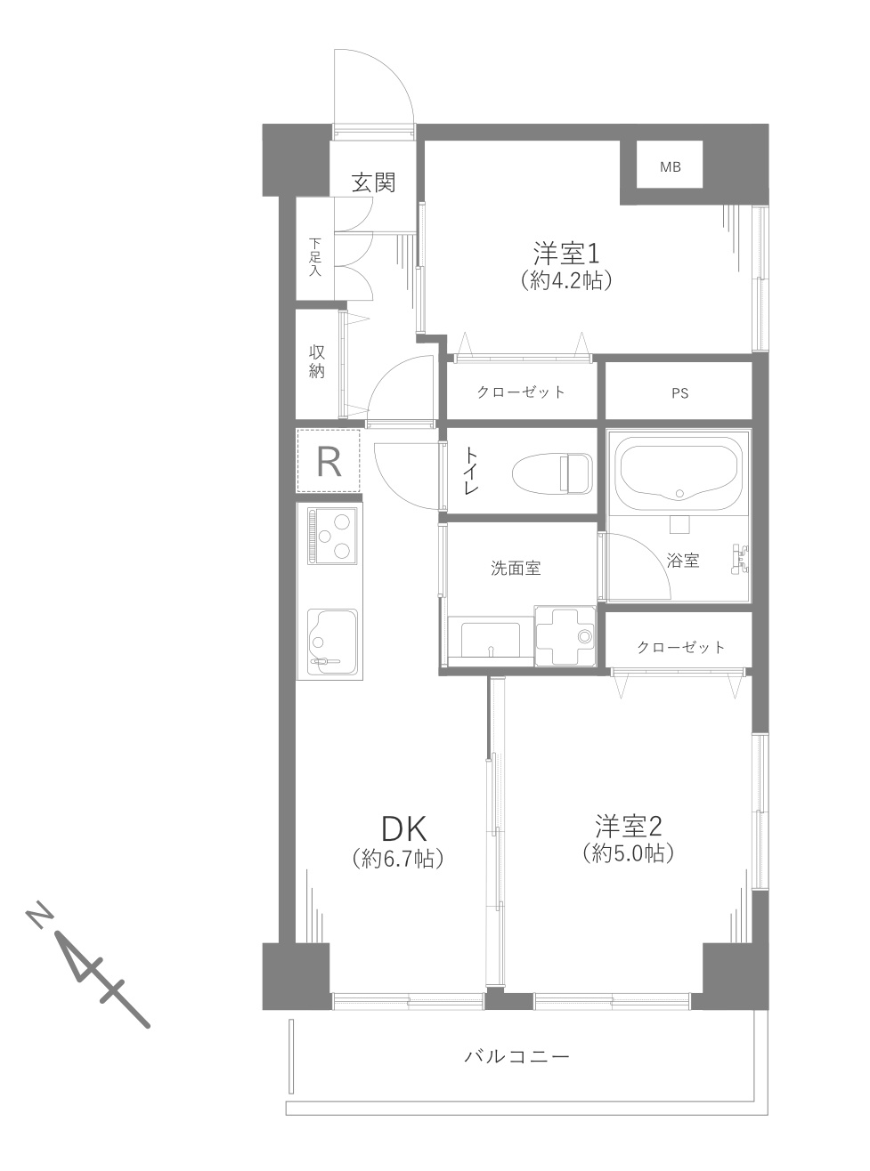 新大橋永谷マンション