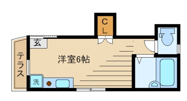 プチメゾン朝日Ⅲの間取り