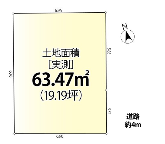 ＜LIBERi リーベリー＞板橋区徳丸4丁目　新築戸建限定1棟の区画図