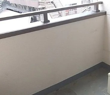 ブロッサム青梅Ⅱのバルコニー