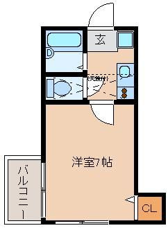 リテラ平尾イーストの間取り
