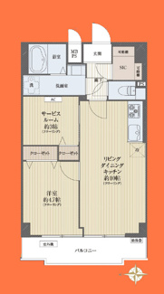 【間取り】 | 日暮里ダイヤモンドマンション