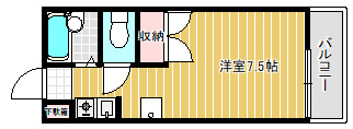 プチシャトー王塚の間取り