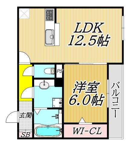 プチ　ドルチェの間取り