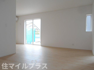 【居間・リビング】 | 鏡石町境新築一戸建て4棟 | 使いやすいリビングです