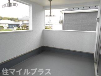 【バルコニー】 | 鏡石町境新築一戸建て4棟 | バルコニー付きです