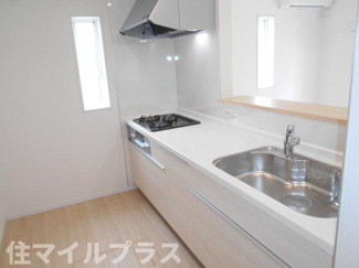 【キッチン】 | 鏡石町境新築一戸建て4棟 | キッチンでお料理をお楽しみください