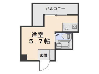 お一人暮らしにお勧め間取りです