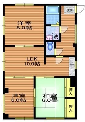 北一レジデンスの間取り