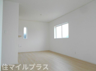 【居間・リビング】 | 鏡石町境新築一戸建て4棟 | リビングです