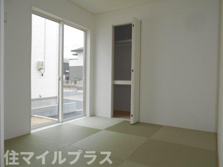 【和室】 | 鏡石町境新築一戸建て4棟 | 明るい和室です