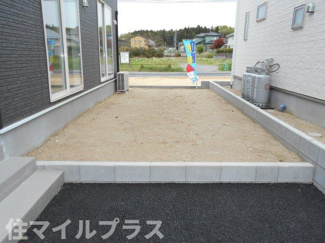 【庭】 | 鏡石町境新築一戸建て4棟 | お庭です