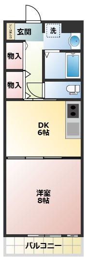 オブジェ朝倉の間取り