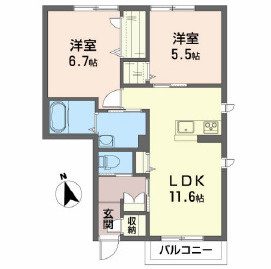 プレミアスの間取り