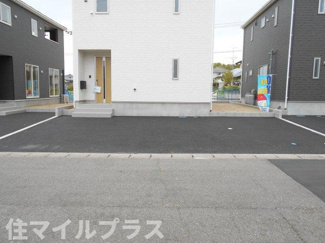 【駐車場】 | 鏡石町境新築一戸建て4棟 | カースペースがあります