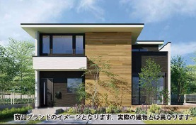 葛飾区亀有４丁目　新築戸建て　全２棟の外観パース