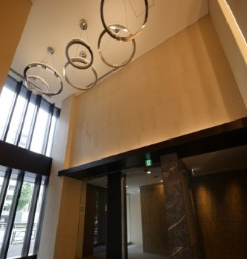 文京区白山１丁目の賃貸マンションのロビー