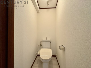開放感のあるトイレです。
