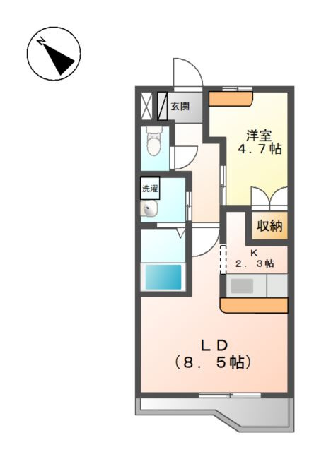グレーシアの間取り