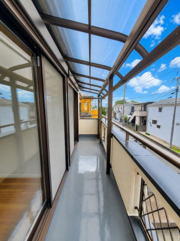 八潮市　垳　中古戸建　のバルコニー|落ち着いた時間を過ごせるバルコニーです