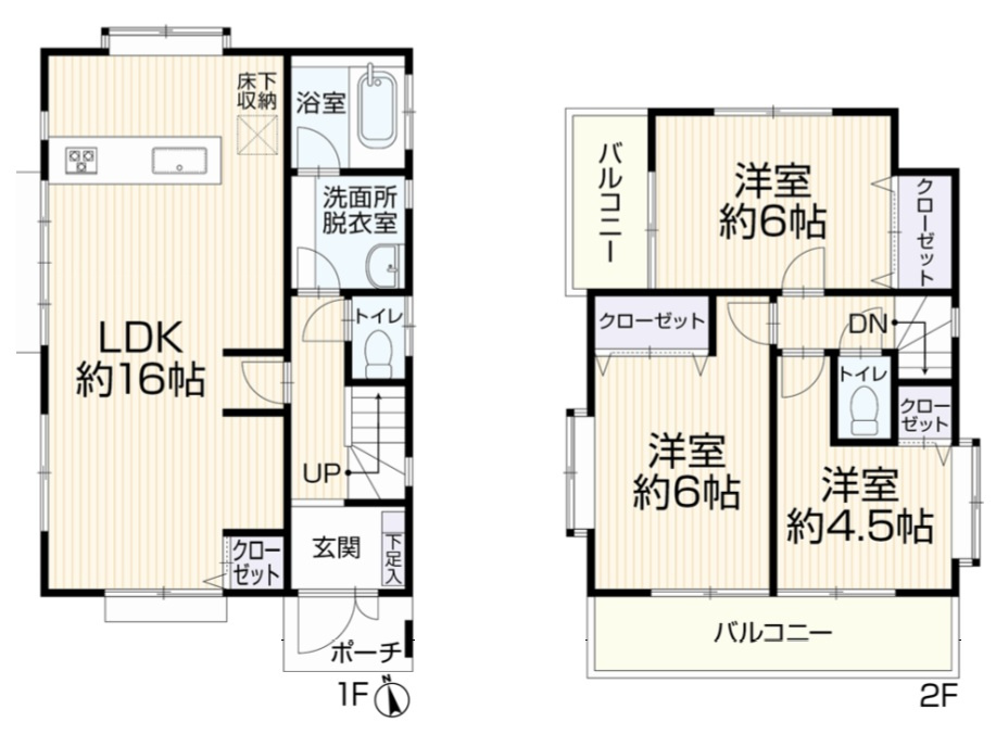 八潮市　垳　中古戸建　のその他|間取図です