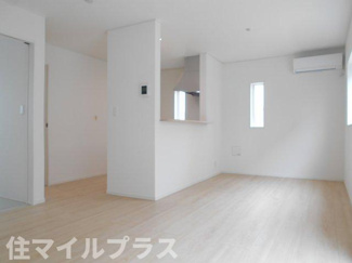【居間・リビング】 | 鏡石町境新築一戸建て4棟 | ゆったりとしたリビングです