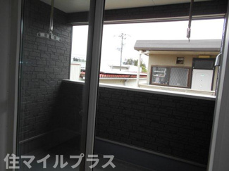 【バルコニー】 | 鏡石町境新築一戸建て4棟 | 陽当たり良好なバルコニーです