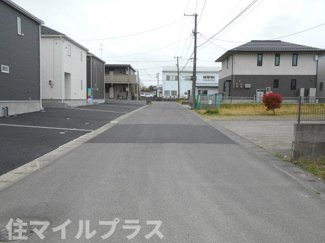 【前面道路含む現地写真】 | 鏡石町境新築一戸建て4棟 | 前面道路含む現地写真です