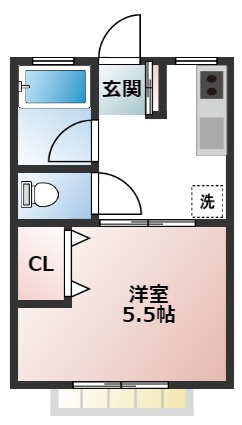 ハピネスⅠの間取り