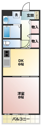 オブジェ朝倉の間取り