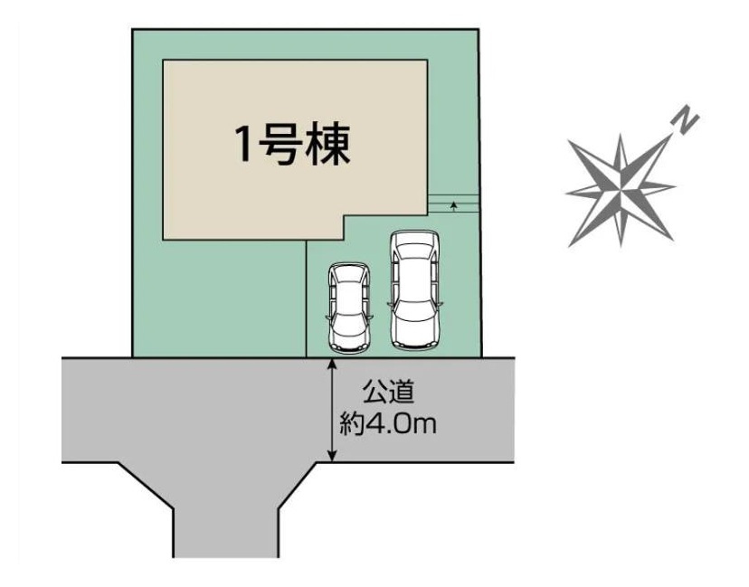 牛久市さくら台1丁目5期　新築戸建の区画図