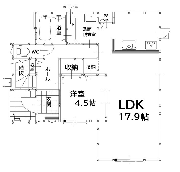 北九州市八幡西区森下町2期2号棟の間取り