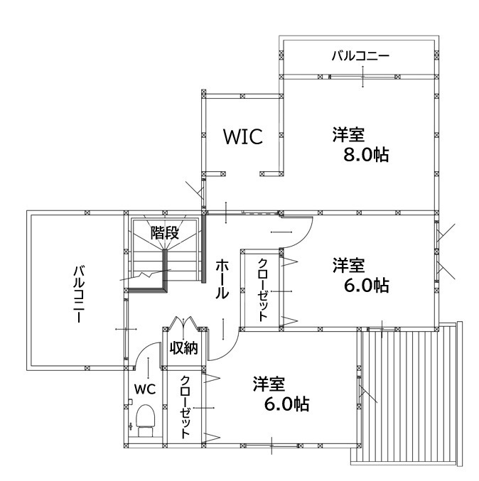 北九州市若松区片山1丁目1期1号棟の間取り