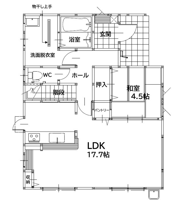 北九州市八幡西区大字本城2期1号棟の間取り