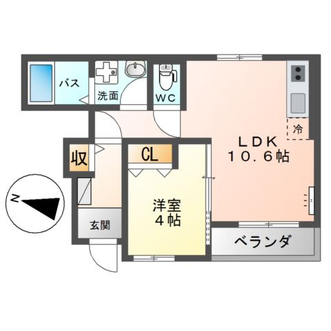アヴァンティＦの間取り